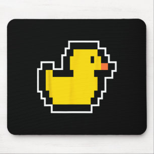 Pixel Little Duck 80s Video Game Halloween Costume Mouse Pad