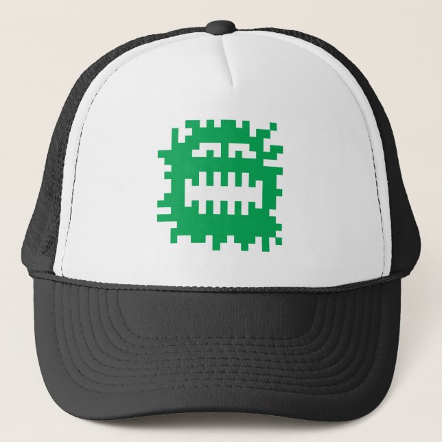 Pixel Monster Critter Trucker Hat (Front)