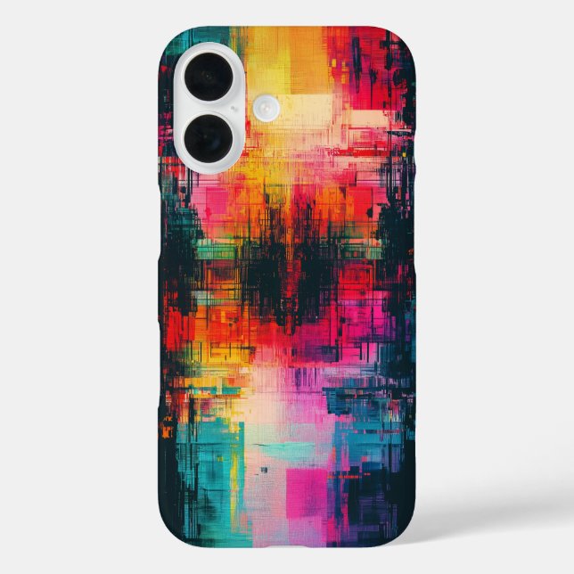 Pixel Mosaic Case-Mate iPhone Case (Back)