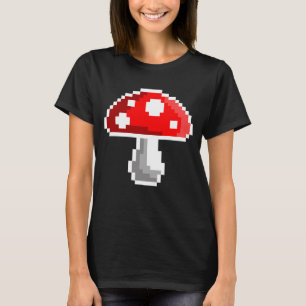 Pixel Mushroom T-Shirt (Dark)