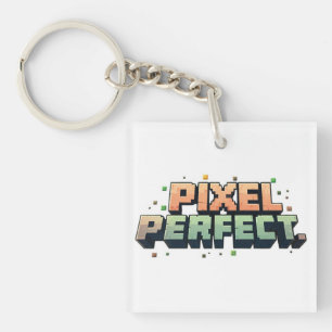 Pixel Perfect  Key Ring