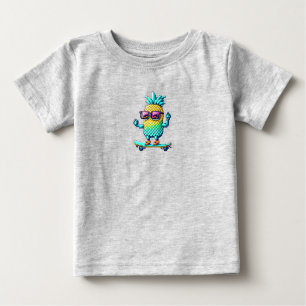 Pixel pineapple baby T-Shirt