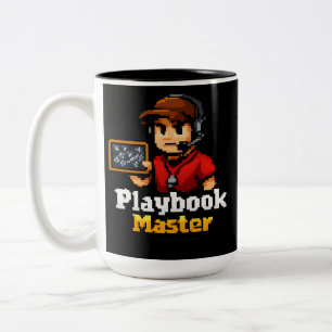Pixel Playbook Master Two-Tone Coffee Mug