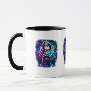 Pixel Power – Leveling Up IRL Poster Mug