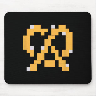 Pixel Pretzel 80s Video Game Easy Halloween Group  Mouse Pad