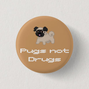Pixel Pug Button