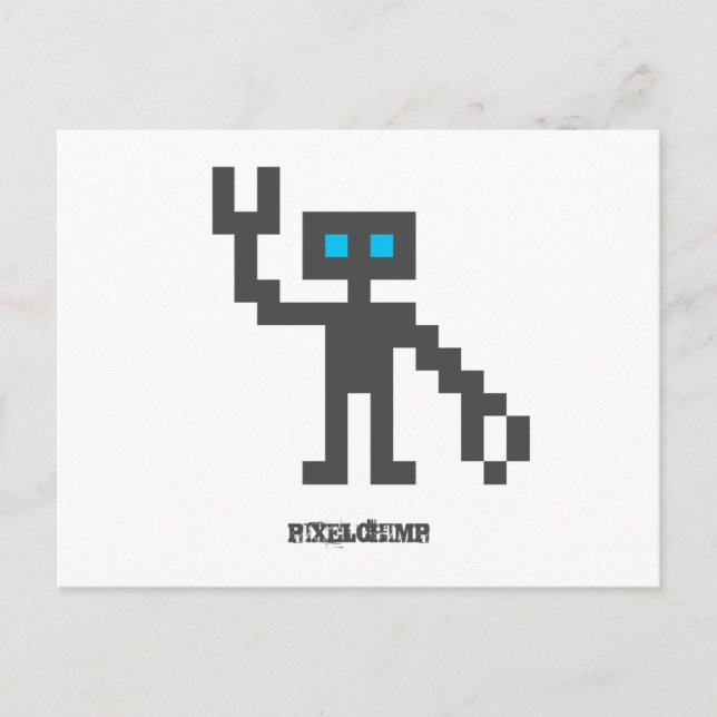 Pixel_Robot Postcard (Front)