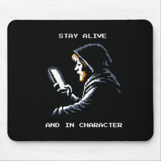 Pixel Roleplay Retro Gamer Vibes  Mouse Pad
