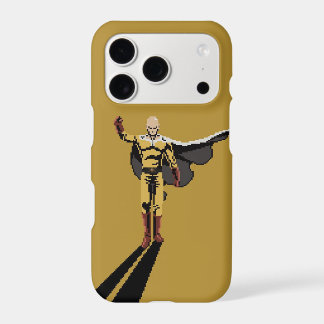 Pixel Saitama Anime Phone Case 