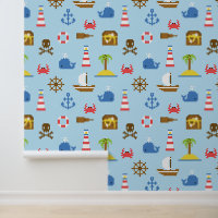 Pixel Sea Art Pattern