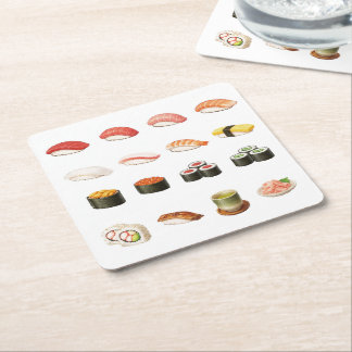 Pixel Sushi Coaster – Japanese Food Design