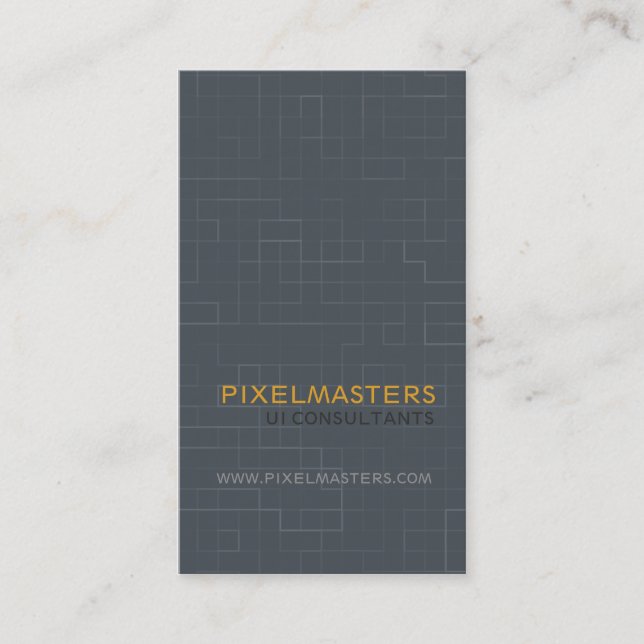 Pixel Tech Business Card (Front)
