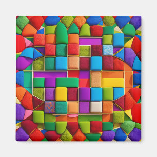 Pixel Tiles Magnet