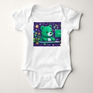 Pixel to Page: Bridging Worlds Logo Baby Bodysuit