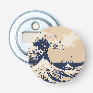 Pixel Tsunami 8 Bit Pixel Art Bottle Opener