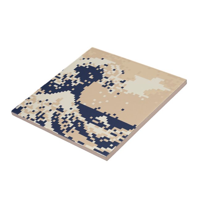 Pixel Tsunami 8 Bit Pixel Art Tile (Side)