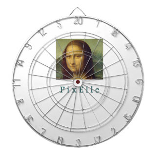 Pixel woman dartboard