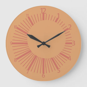 Pixelat Displaced Circles by Masanser Large Clock