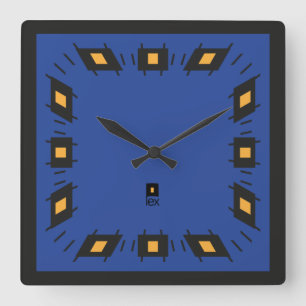 PIXELAT FIRST SERIES LEX by Masanser Square Wall Clock