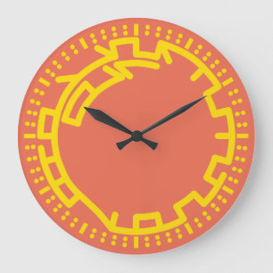 Pixelat prime max chained numbers by Masanser Large Clock