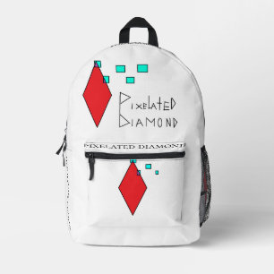pixelated backpack
