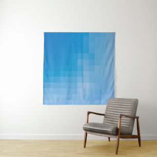 Pixelated Blues  Tapestry