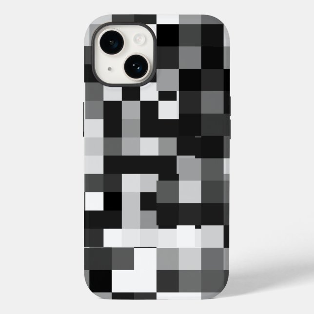 Pixelated blur Pattern Case-Mate iPhone Case (Back)