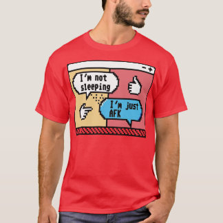 Pixelated Chatter The AFK Confession T-Shirt