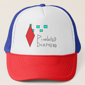 pixelated hat