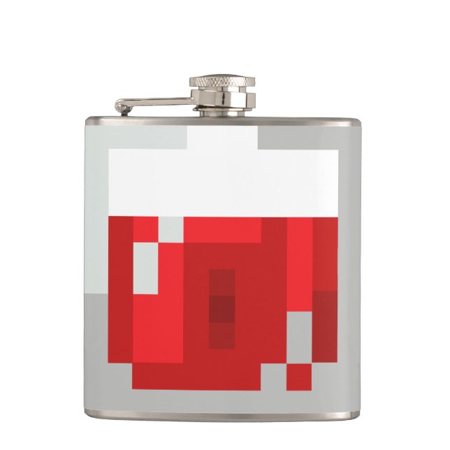 Pixelated Health Potion HP Flask (Front)
