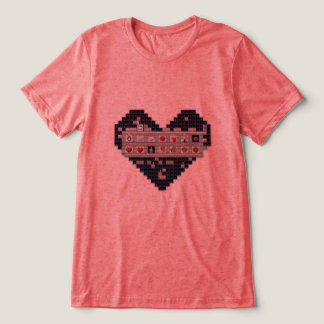 Pixelated Love Tri-Blend Shirt