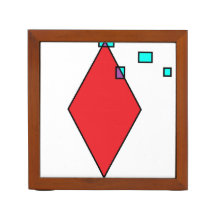 pixelated pencil holder