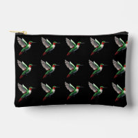Pixeled Green Hummingbird