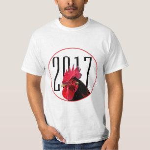 Pixelised image of Rooster Chinese New Year 2017 T-Shirt