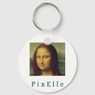 Pixelle Female Key Ring