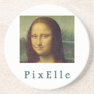 Pixelle femme coaster
