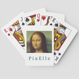 Pixelle femme playing cards