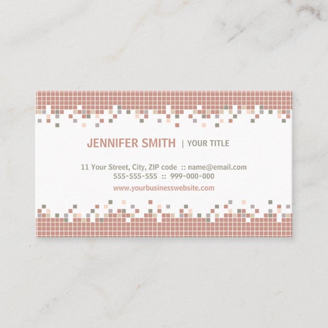 Pixels Crafts Creative business card (Front)