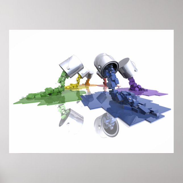 Pixels paint - poster (Front)