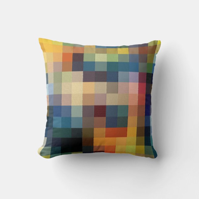 Pixels Patchwork Cushion (Front)