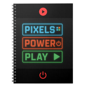 Pixels Power Play Gamer Notebook – Level Up!