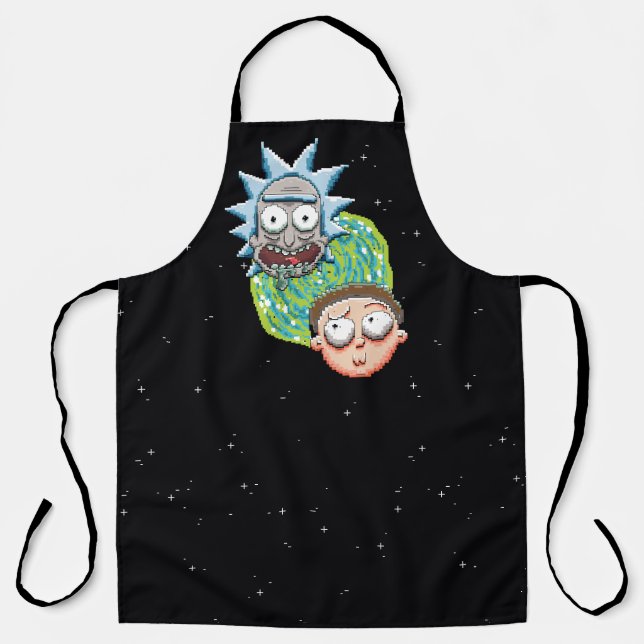 Pixelverse Rick and Morty Portal Graphic Apron (Front)