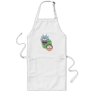 Pixelverse Rick and Morty Portal Graphic Long Apron