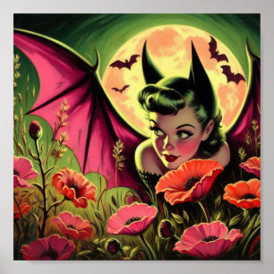 Pixie Bat poster print
