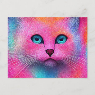 "Pixie" Blue Eyes” Postcard