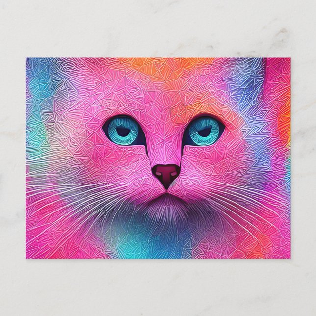 "Pixie" Blue Eyes”  Postcard (Front)