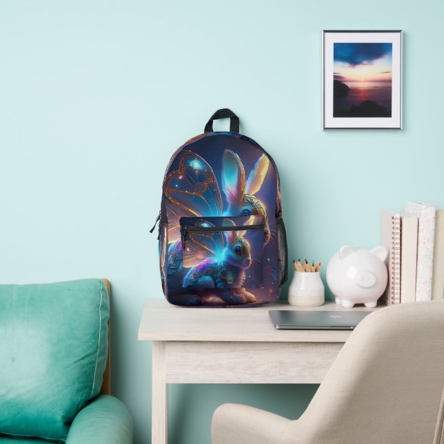 Pixie Bunny Printed Backpack (Insitu)