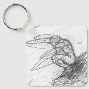 Pixie Dust in the Wind Key Ring