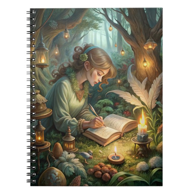 Pixie Girl Writing Notebook (Front)