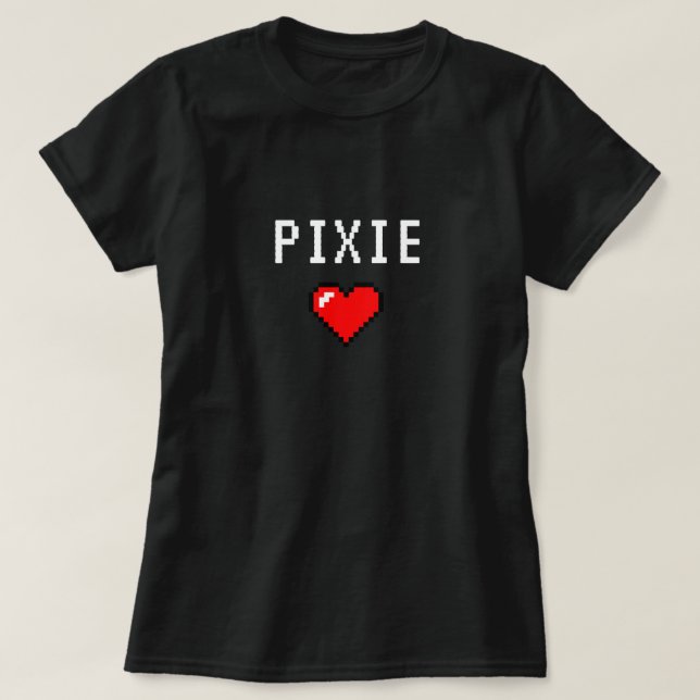 Pixie | Pixel Heart | T-Shirt (Design Front)